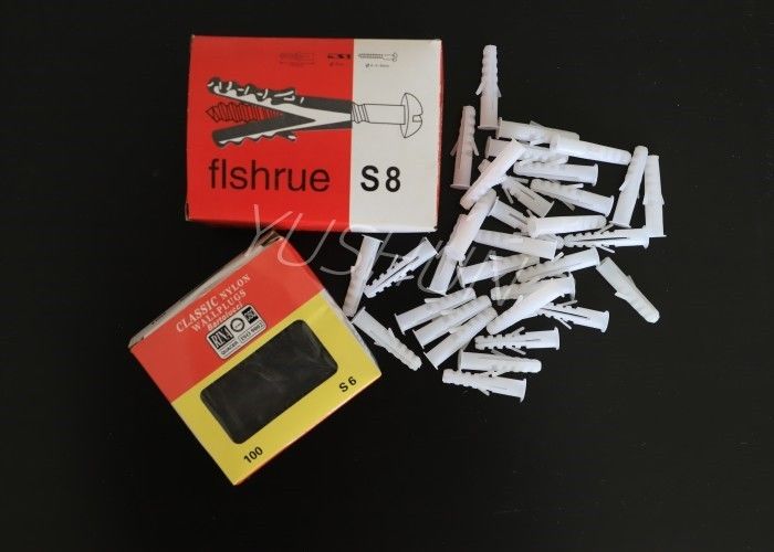 S6 S8 S10 S12 S14 pp ou utilisation en plastique en plastique d'ancre de mur de prise de mur de PE pour le mur