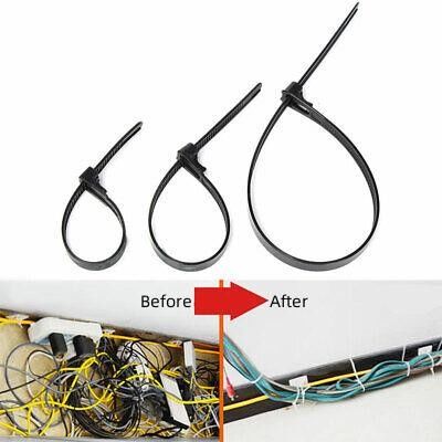 Des liens en plastique de câble en nylon auto-verrouillable durable - OEM - Disponible en blanc ou noir