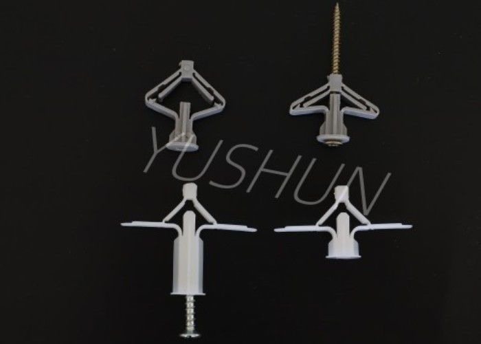 Utilisation du gris PP/PE 100pcs/bag de la vis bouchon de mur d'Aircarft M13*35mm pour le mur