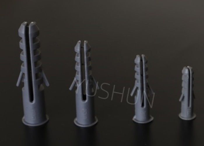 Vis 8*40mm foncée en nylon de Grey Color Plastic Wall Plug/utilisation en plastique d'ancre de mur pour le mur