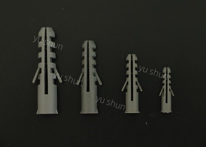 Vis 8*40mm foncée en nylon de Grey Color Plastic Wall Plug/utilisation en plastique d'ancre de mur pour le mur