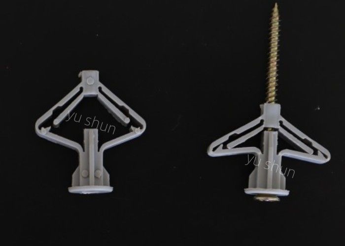Utilisation du gris PP/PE 100pcs/bag de la vis bouchon de mur d'Aircarft M13*35mm pour le mur