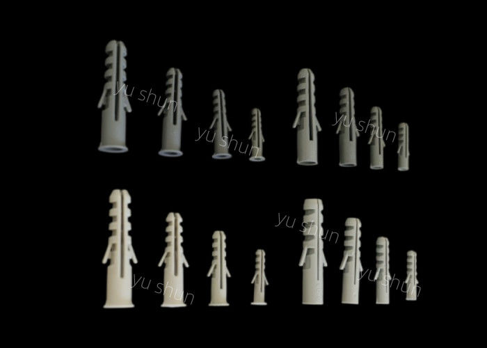 Toutes les tailles gris plastique paroi prise vis d'expansion couleur personnalisée