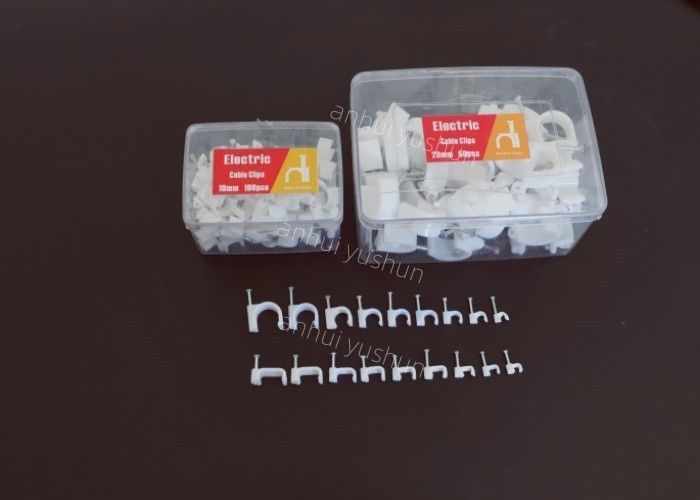 Clips de câble en plastique faciles à installer pour une utilisation en intérieur/extérieur avec des caractéristiques et des avantages
