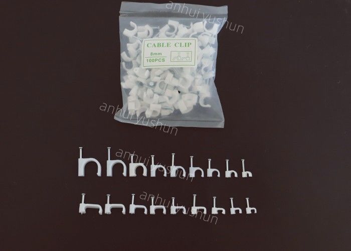 Clips de câble en plastique faciles à installer pour une utilisation en intérieur/extérieur avec des caractéristiques et des avantages
