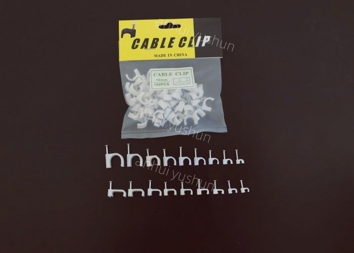 Le câble coaxial en plastique de haut d'élasticité PE de cercle cloue la couleur blanche de 6mm