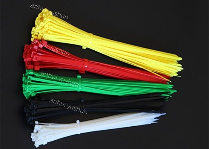 Individu d'OEM fermant à clef la couleur multi en plastique résistante des liens 300mm de fermeture éclair