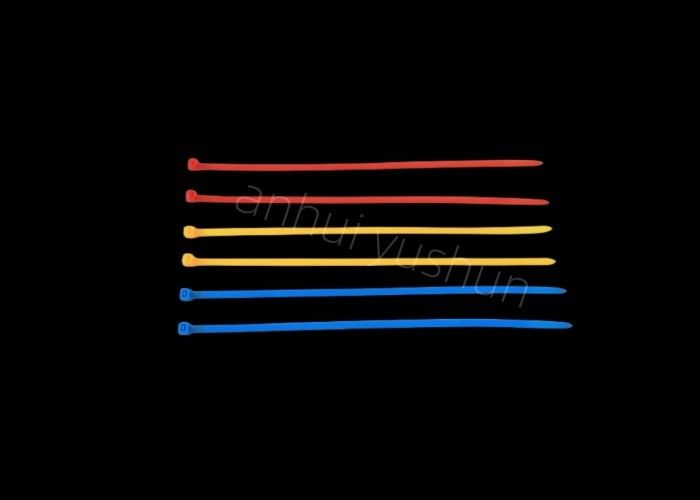 Type fabricants en nylon en plastique de boucle de serre-câble d'espace libre 200mm