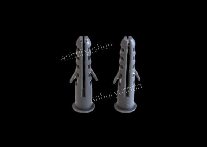 la longueur en plastique 100pcs/Bag de la vis bouchon de mur de 10mm 25-75mm adaptent l'utilisation aux besoins du client de couleur pour le mur