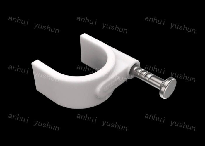 le câble en acier en plastique de clou de 4mm-25mm pp collier utilisation blanche/noire pour bondir des fils