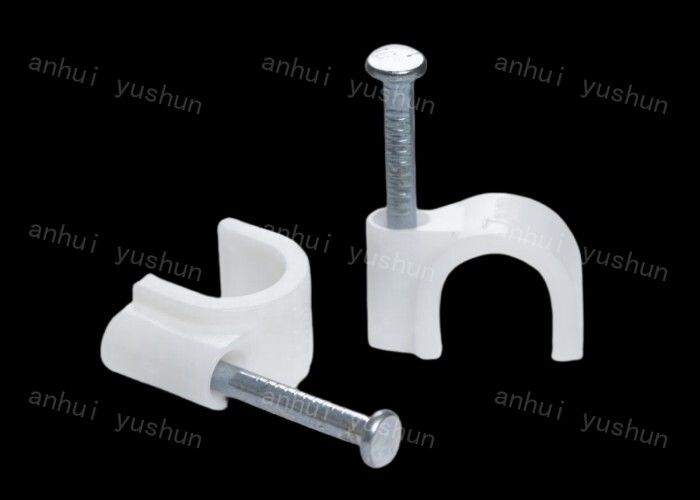 Clips de câble en plastique blanc PP pour la gestion des câbles Câblage électrique Support de serre-câbles en plastique/serre-câbles