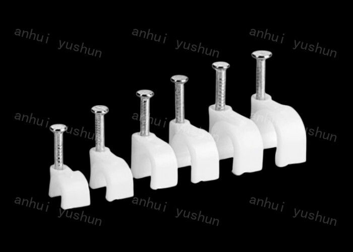 Clips de câble en plastique blanc PP pour la gestion des câbles Câblage électrique Support de serre-câbles en plastique/serre-câbles