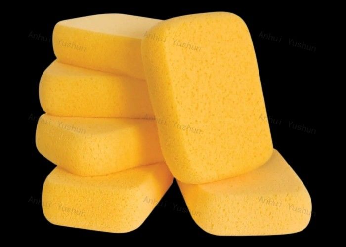Nettoyage professionnel d'éponge de coulis de tuile de rectangle pour la couleur jaune de tuiles