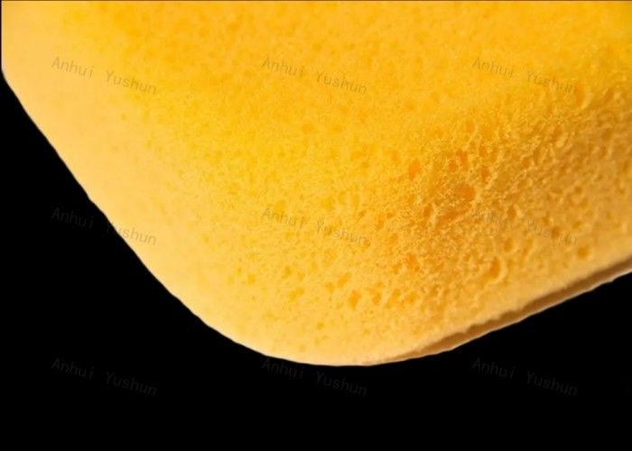 Éponge durable moyenne de coulis de tuile dans l'utilisation jaune de couleur de sachet en plastique pour le nettoyage